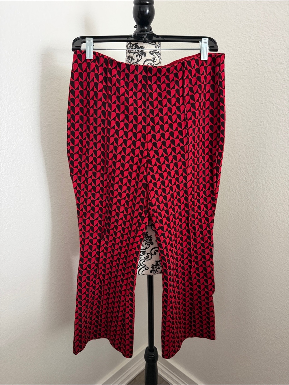 Anthropologie Maeve Margot Kick Flare Cropped Pants Size M